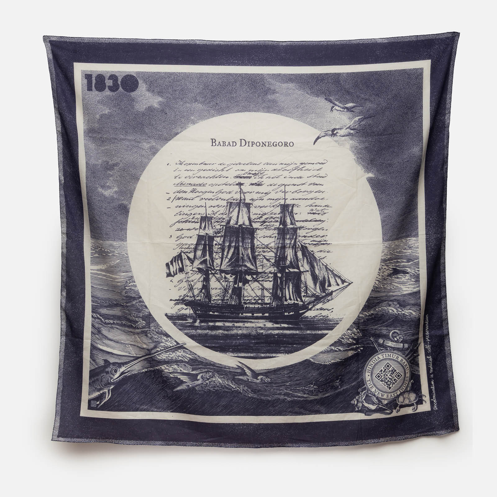 Babad Diponegoro- Mantilla Scarf