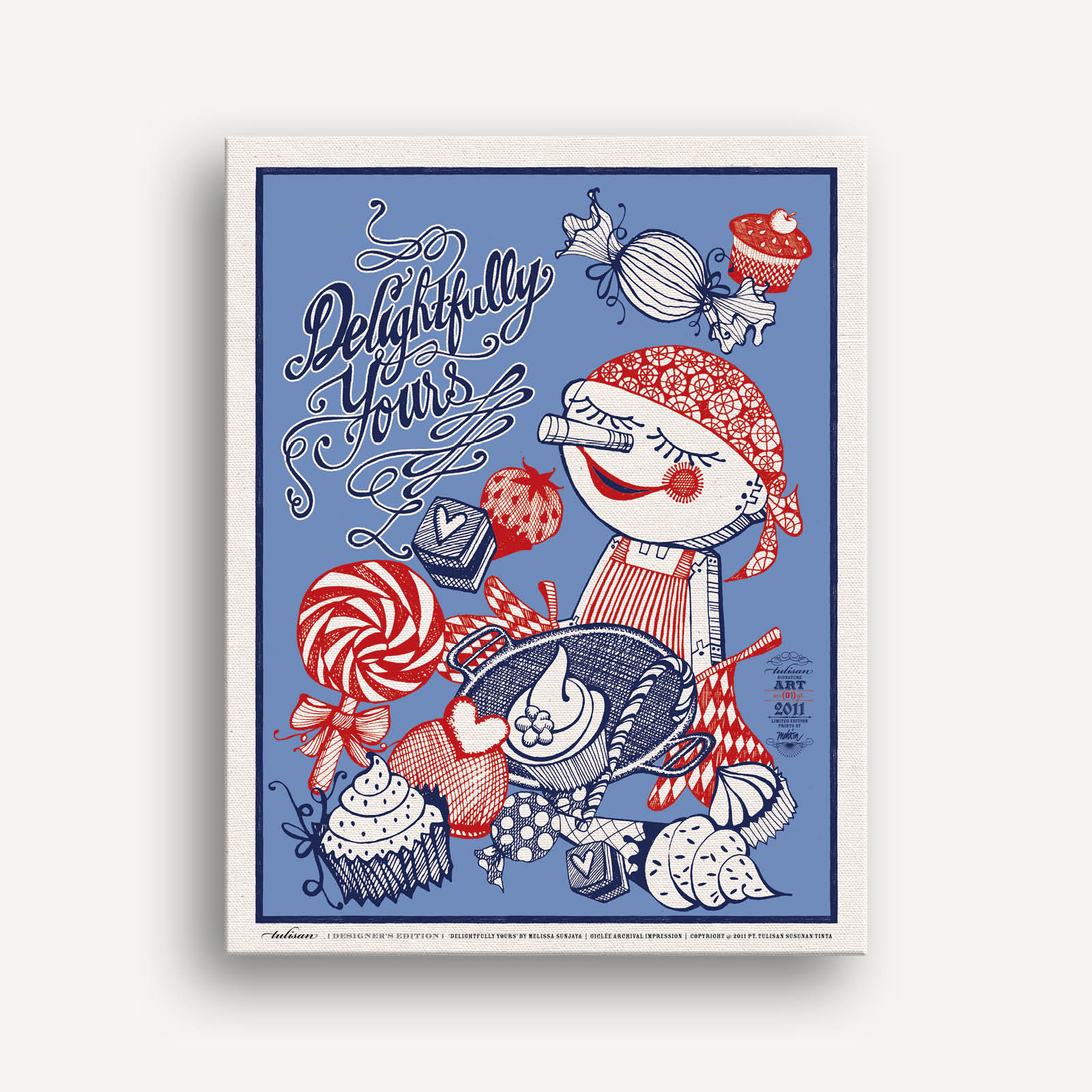 Giclée Delightfully Yours