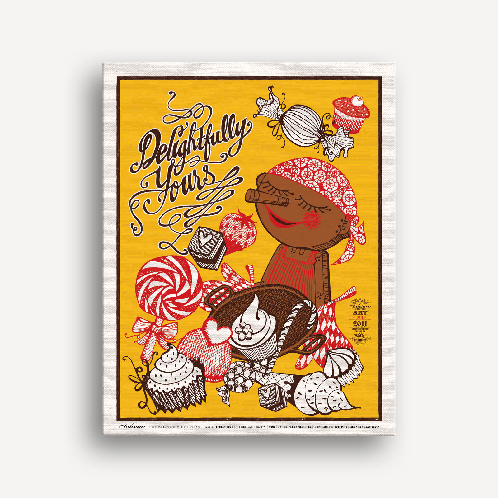 Giclée Delightfully Yours