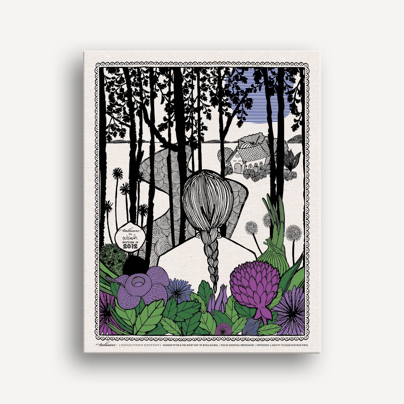 Giclée Bawang Putih & the Night Sky