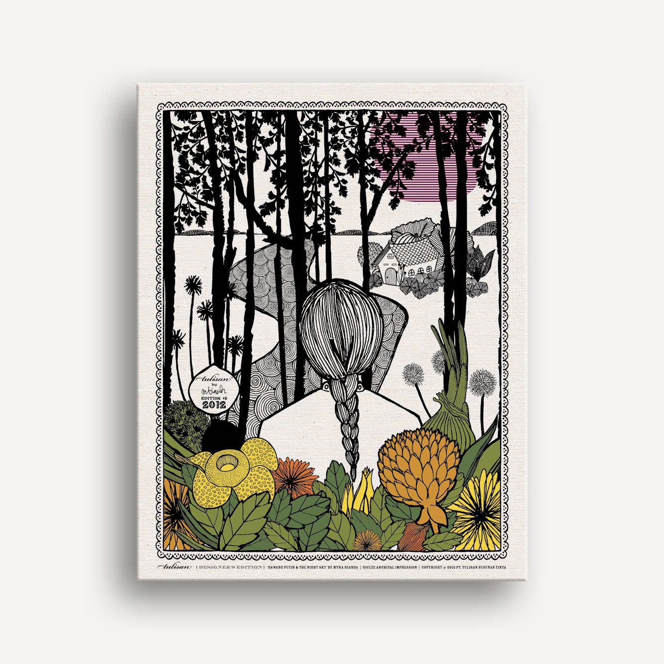 Giclée Bawang Putih & the Night Sky