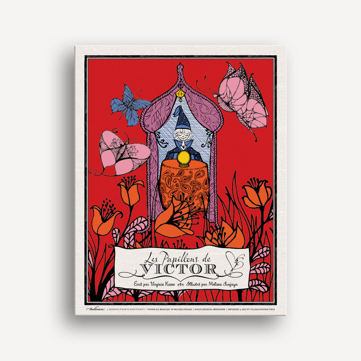 Giclée Les Papillons de Victor