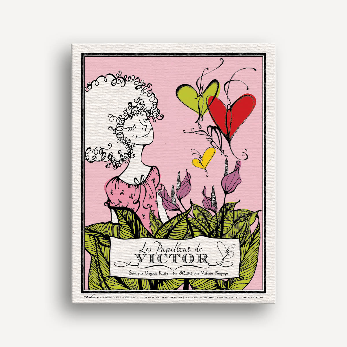 Giclée Les Papillons de Victor