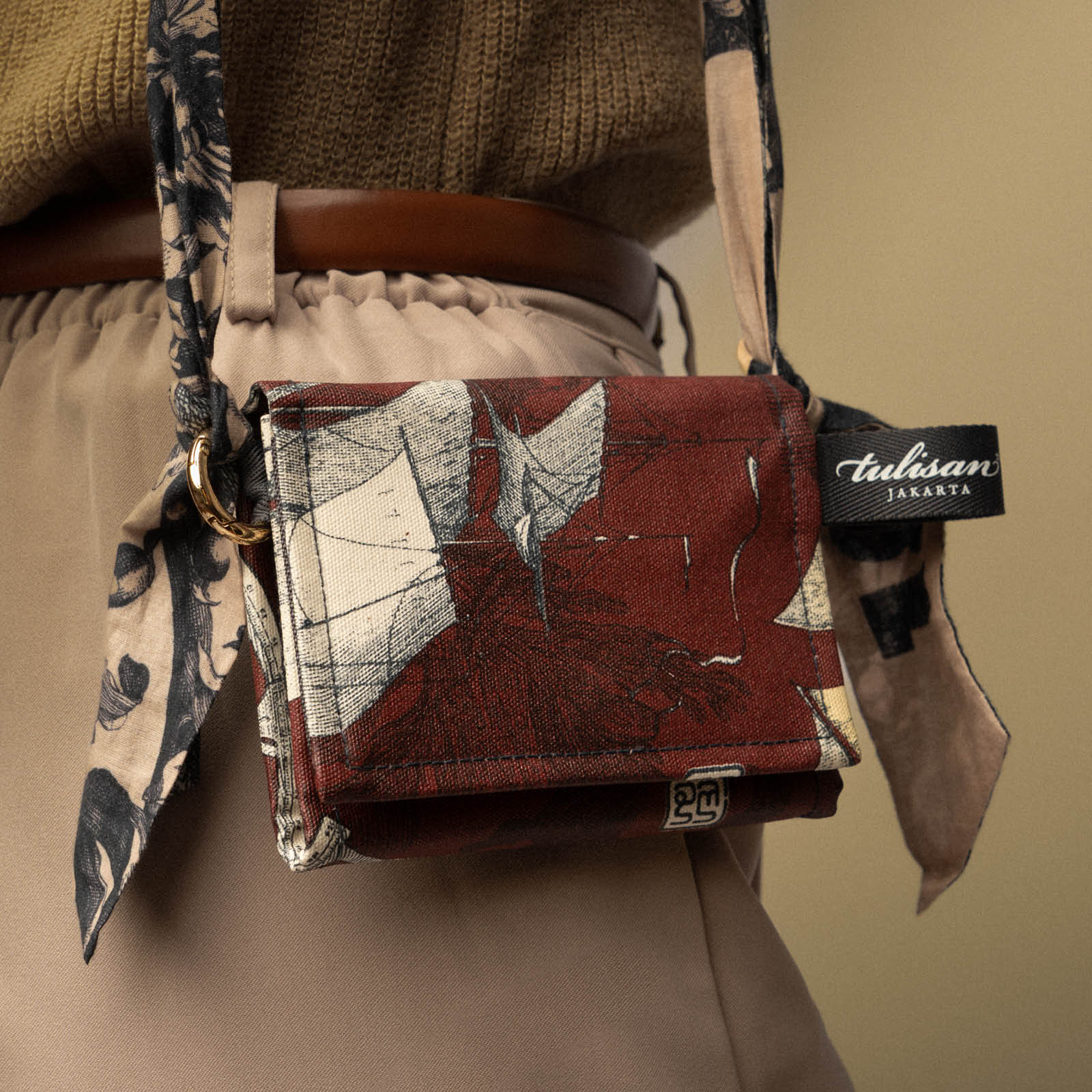 Pinisi Classic - Monopoly Clutch