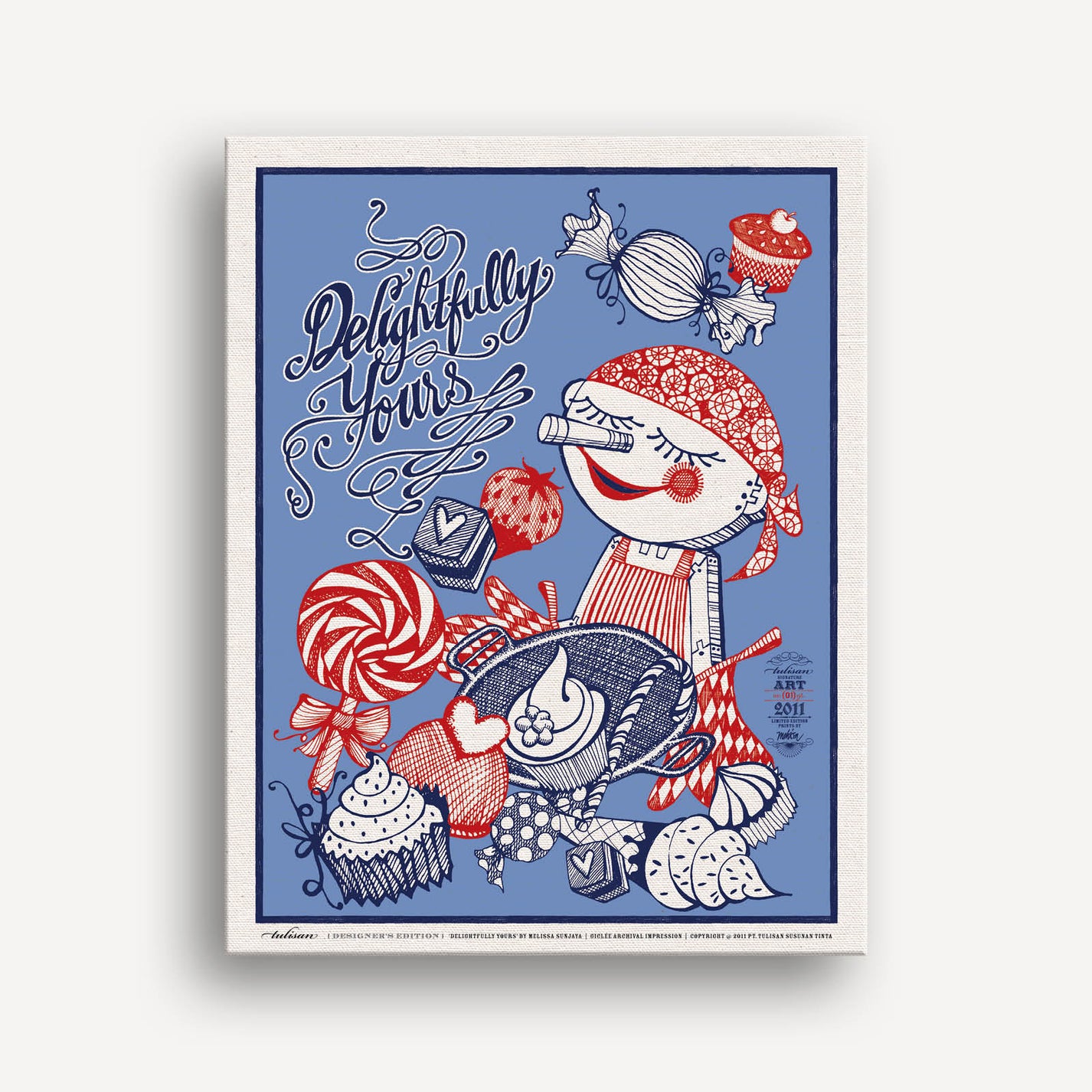 Giclée Delightfully Yours