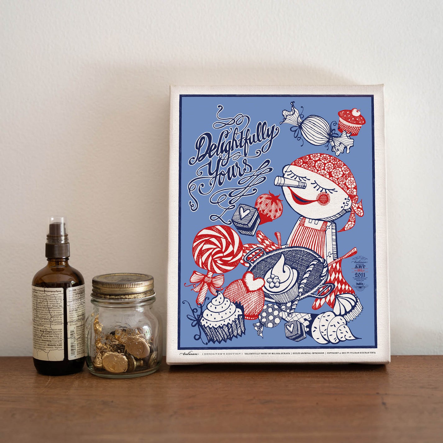 Giclée Delightfully Yours