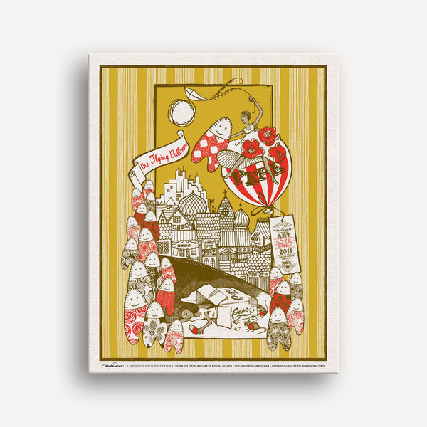Giclée Pepe & The Flying Balloon - hover