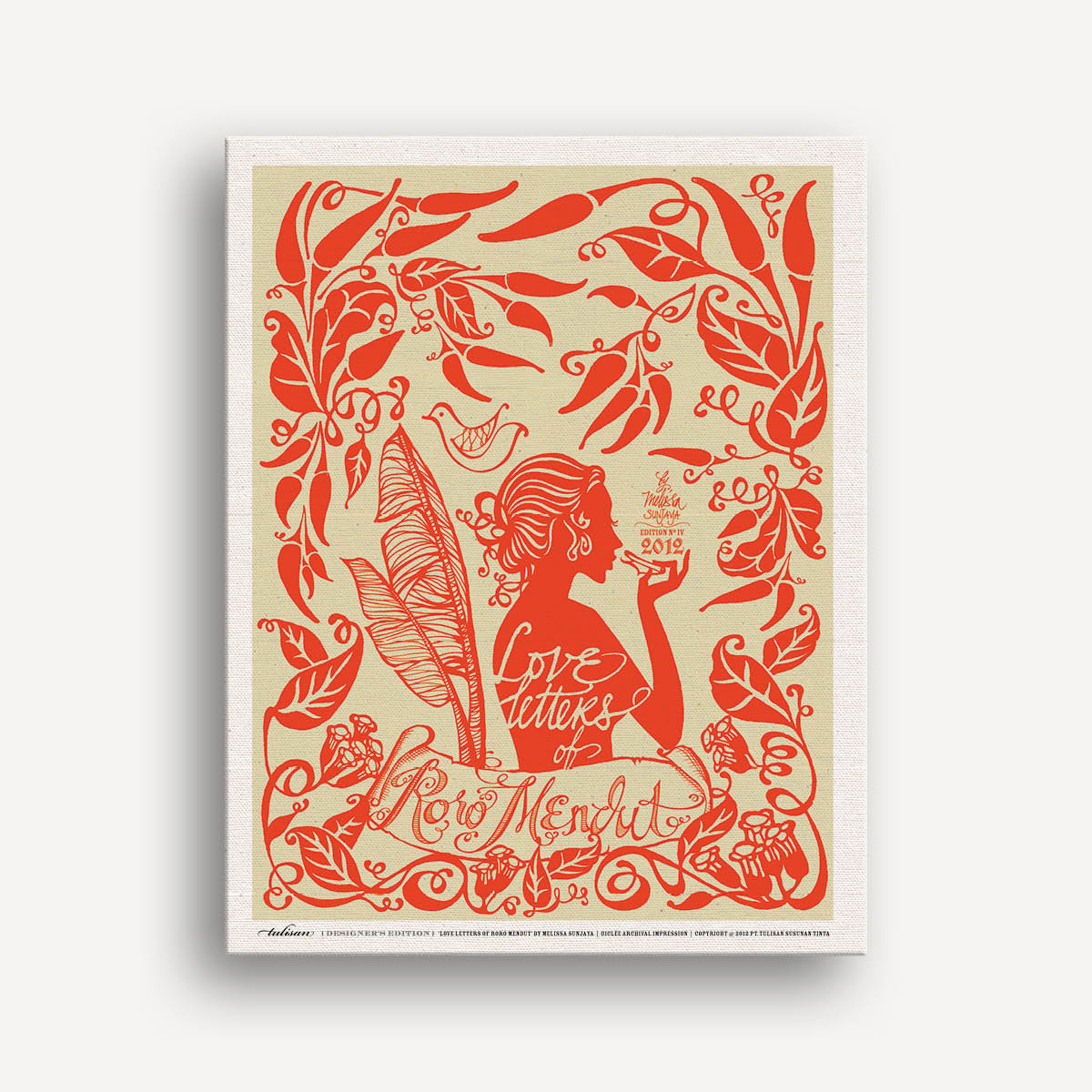 Giclée Love Letter of Roro Mendut