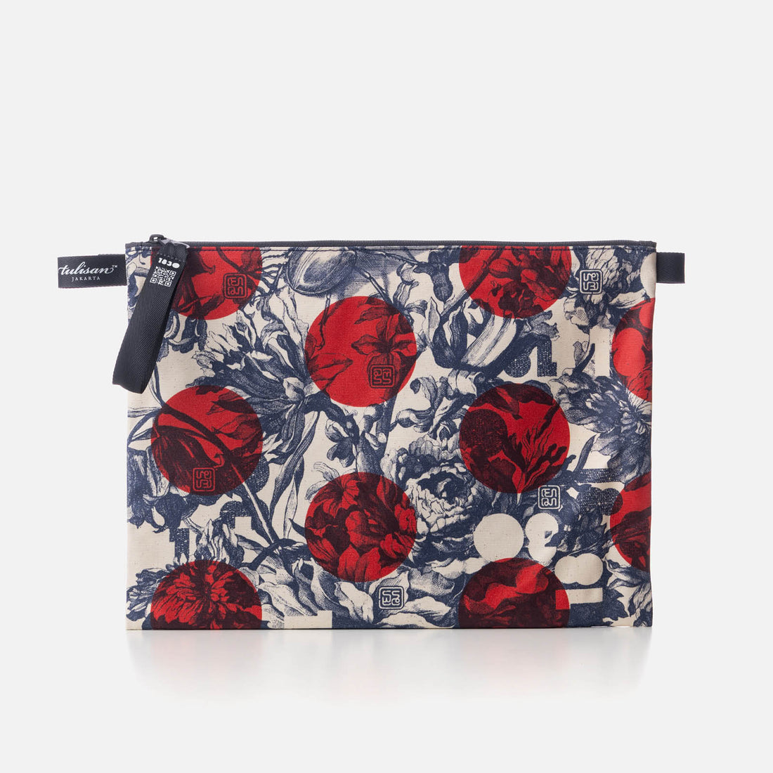 Botani Polka - Large Pouch