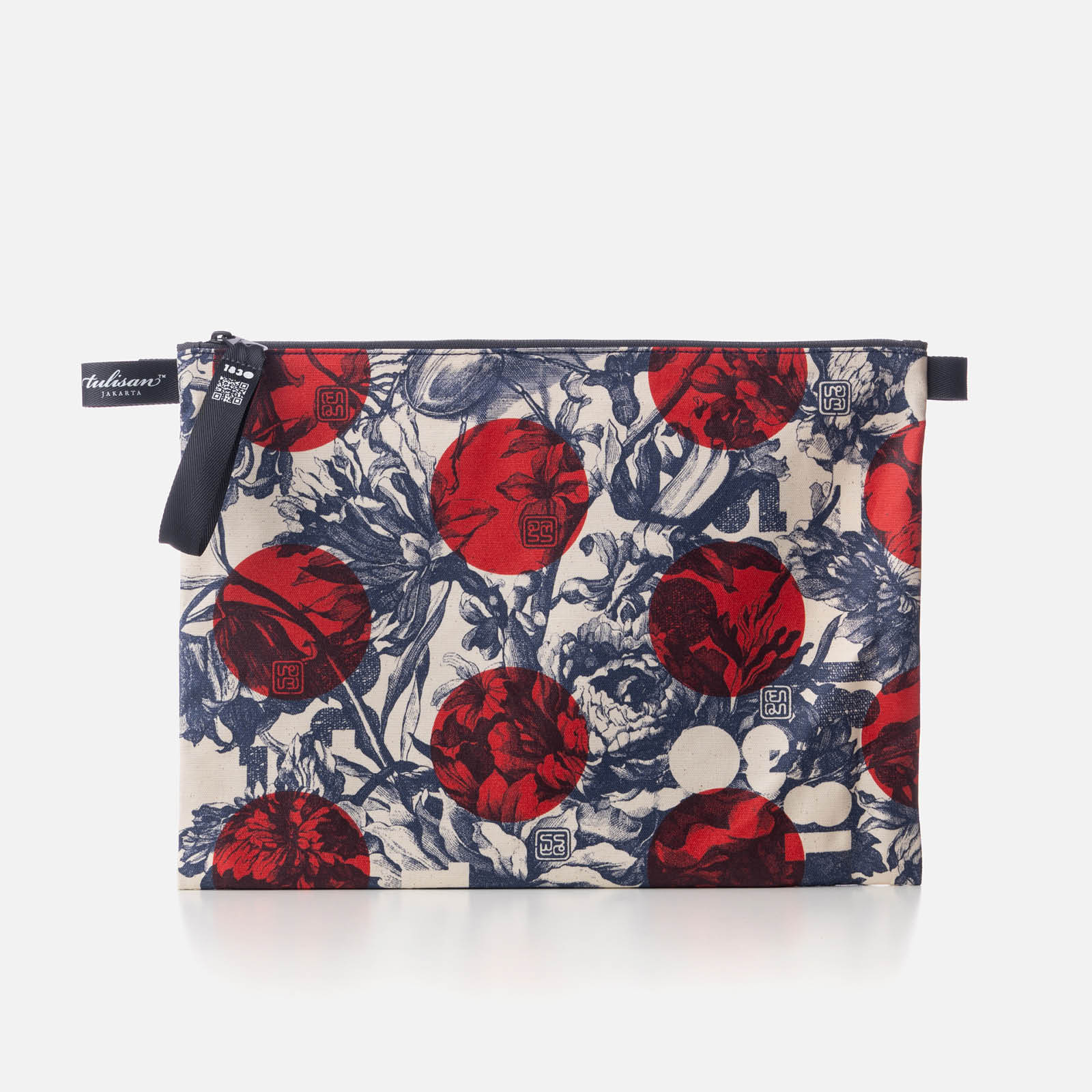 Botani Polka - Large Pouch