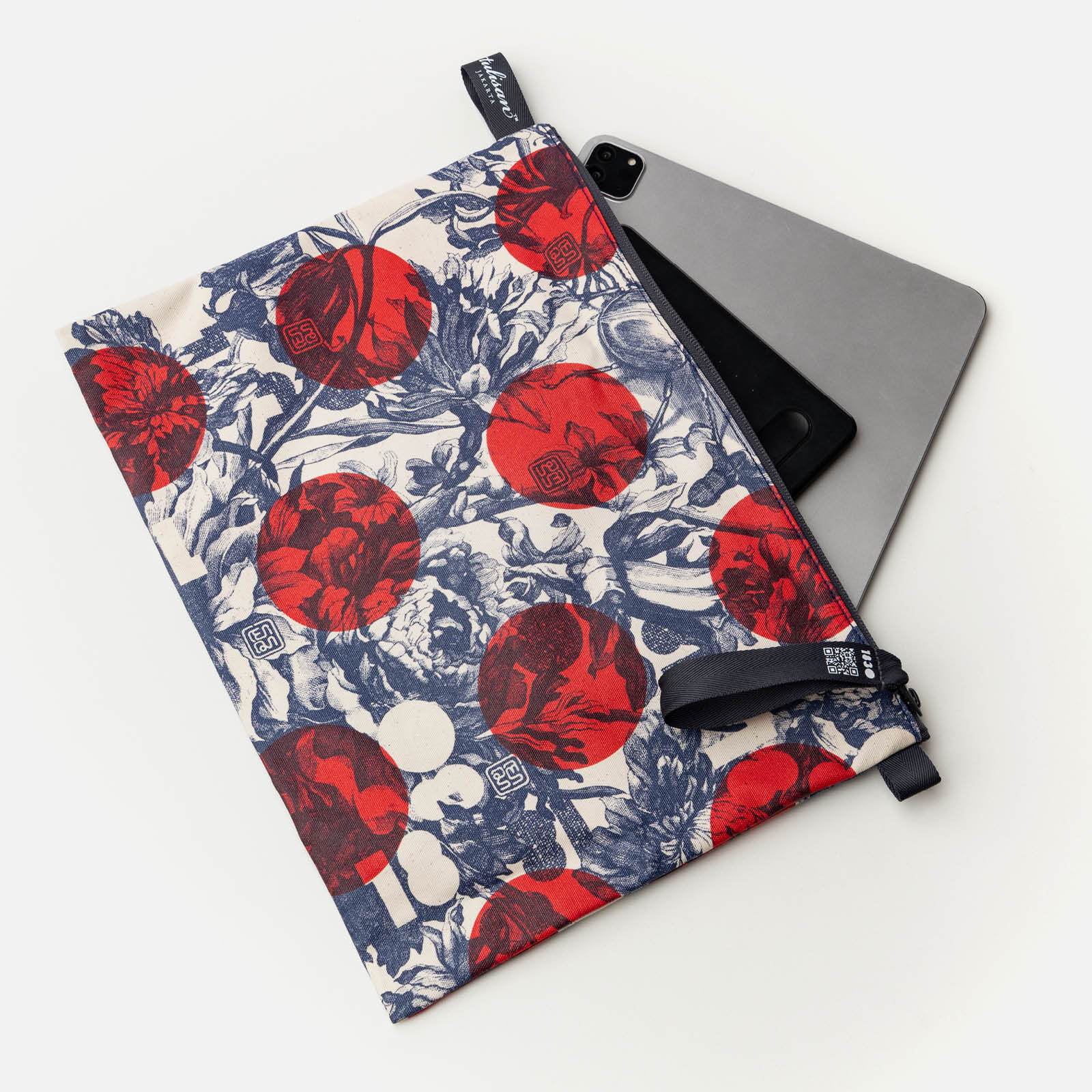 Botani Polka - Large Pouch