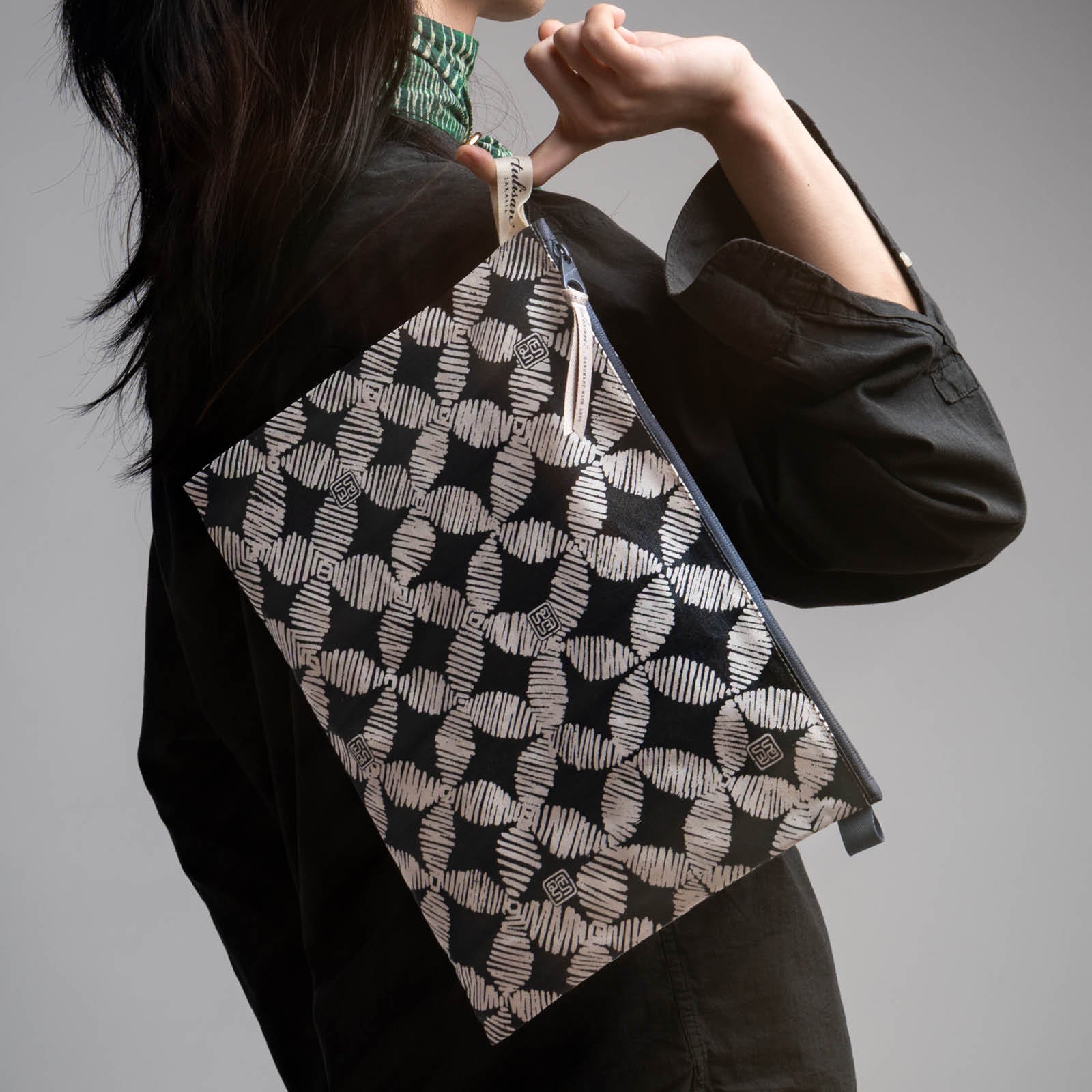 Postmo Kawung - Large Pouch