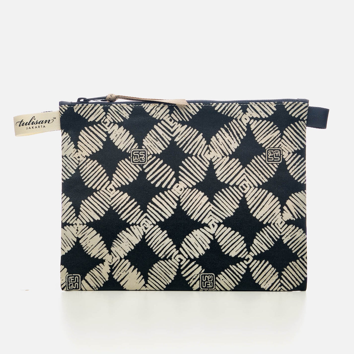 Postmo Kawung - Medium Pouch