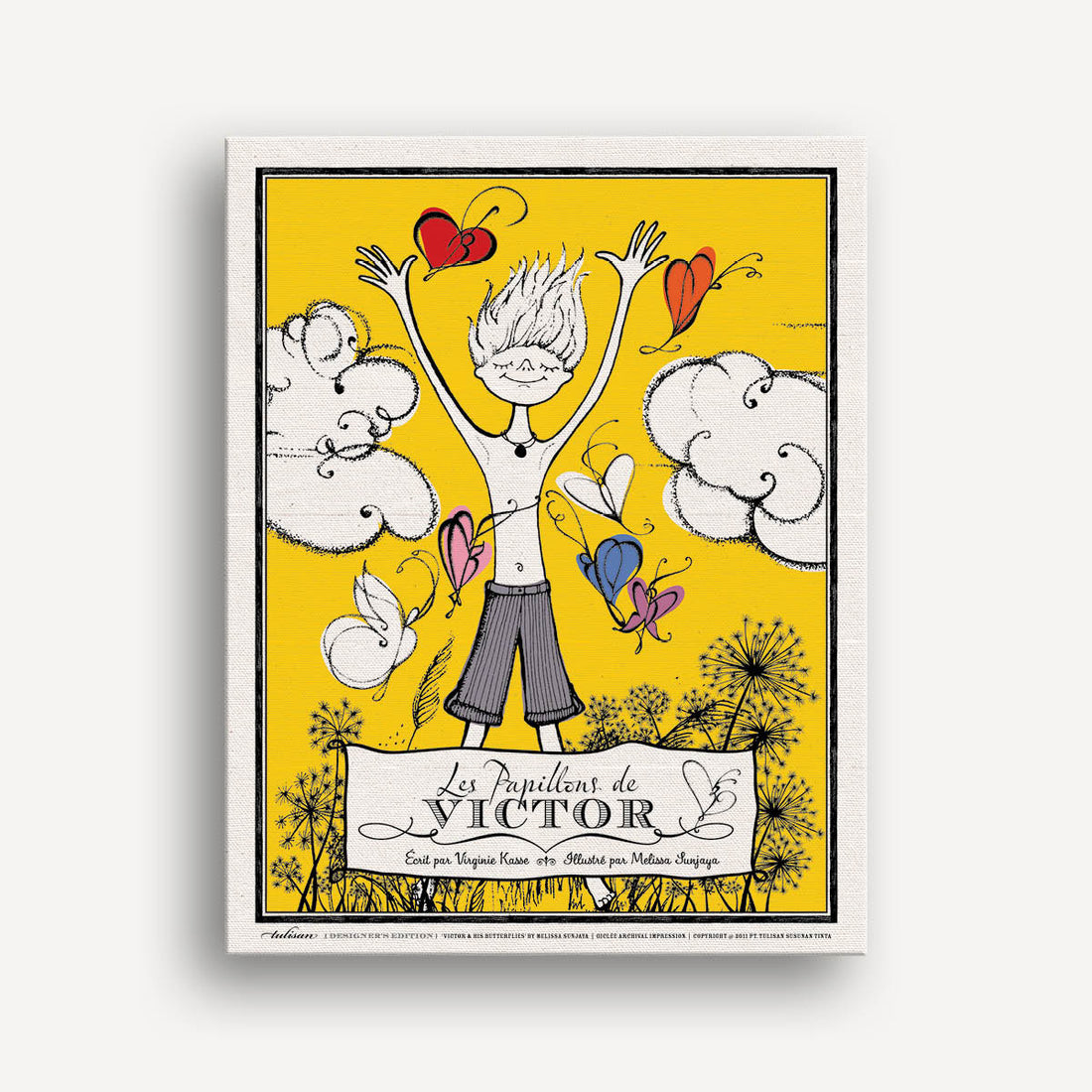Giclée Les Papillons de Victor